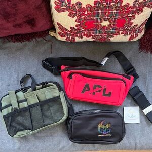 Bundle of 3 Crossbody / Waist Bags / Nursing Fanny Bag – APL/FrenchKOKO – New